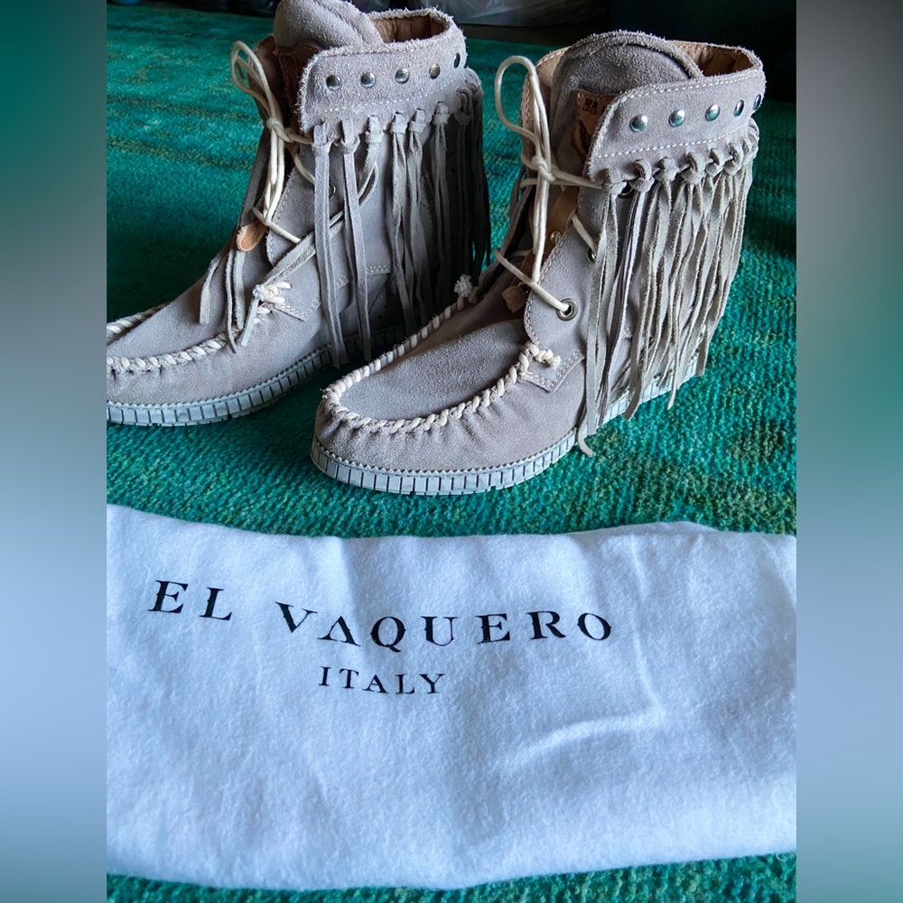 El Vaquero Roseland Boot SZ 39 GREY SOLD OUT
